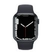 Изображение Умные часы Apple Watch Series 7 45 мм GPS + Cellular, цвет корпуса Midnight Aluminium, цвет ремешка Midnight Sport Band.
