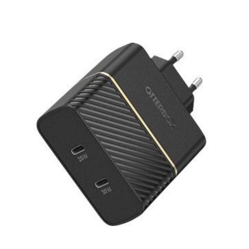 Picture of OTTERBOX WALL CHARGER 50W USB-C 30W + USB-C 20W BLACK