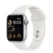 Picture of iWatch Apple SE (2022) GPS 40mm Aluminium Silver Case White Sport Band