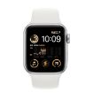 Picture of iWatch Apple SE (2022) GPS 40mm Aluminium Silver Case White Sport Band