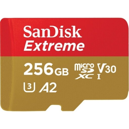 Picture of SanDisk 256GB Extreme UHS-I microSDXC Memory Card for Mobile Gaming