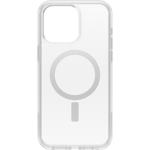 Picture of OtterBox Symmetry Plus transparent cover for iPhone 15.