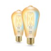 Picture of WiZ Filament Bulb Amber 50 W ST64 E27 x2